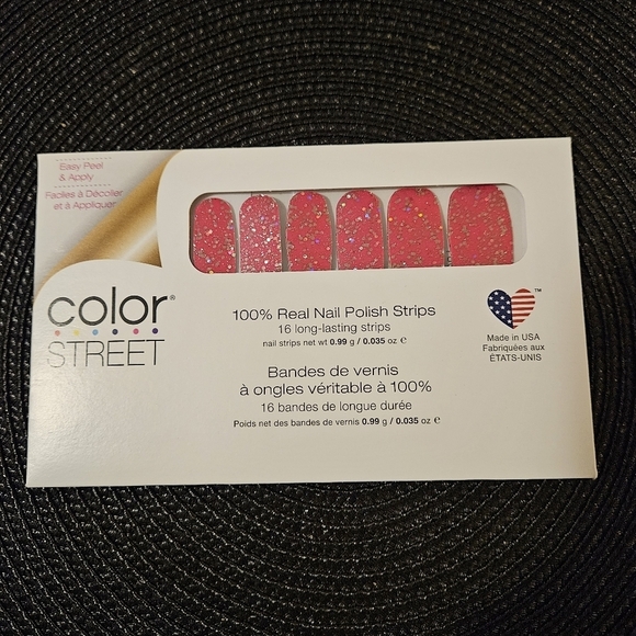 Color Street Other - Color Street-Retired LA DREAMS- Pink Glitter Nail Polish Strips